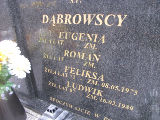 Feliksa Dąborwska 1904 Ełk - Grobonet - Wyszukiwarka osób pochowanych