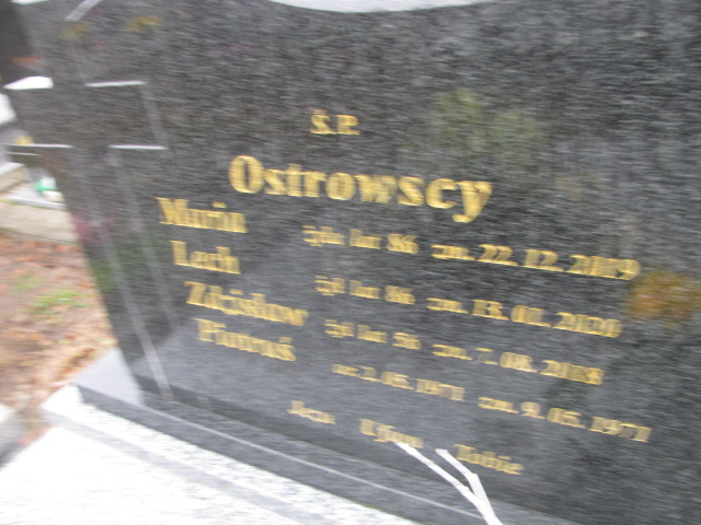 Zdzisław OSTROWSKI 1961 Ełk - Grobonet - Wyszukiwarka osób pochowanych