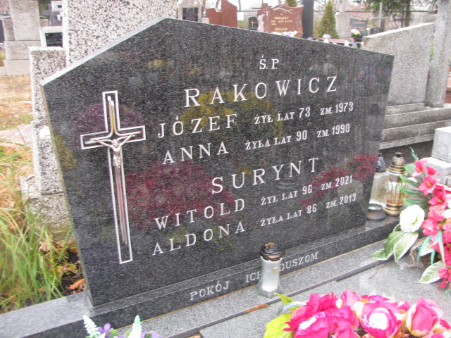 Anna RAKOWICZ 1900 Ełk - Grobonet - Wyszukiwarka osób pochowanych