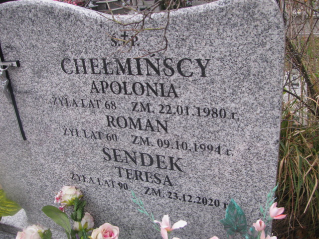 Teresa SENDEK 1930 Ełk - Grobonet - Wyszukiwarka osób pochowanych