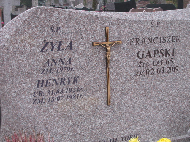 Franciszek GAPSKI 1954 Ełk - Grobonet - Wyszukiwarka osób pochowanych