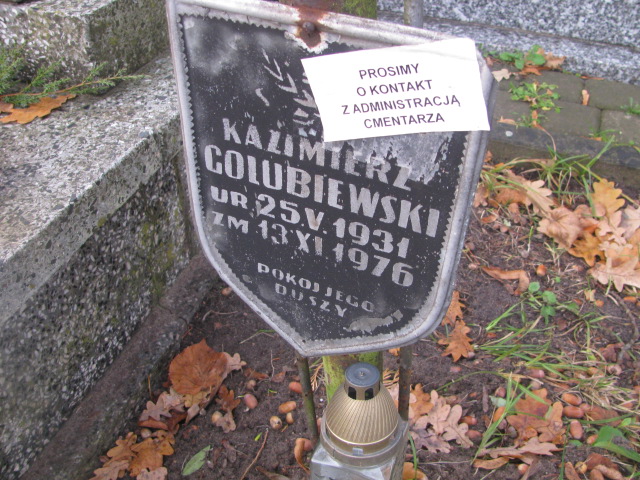 Kazimierz Golubiewski 1931 Ełk - Grobonet - Wyszukiwarka osób pochowanych