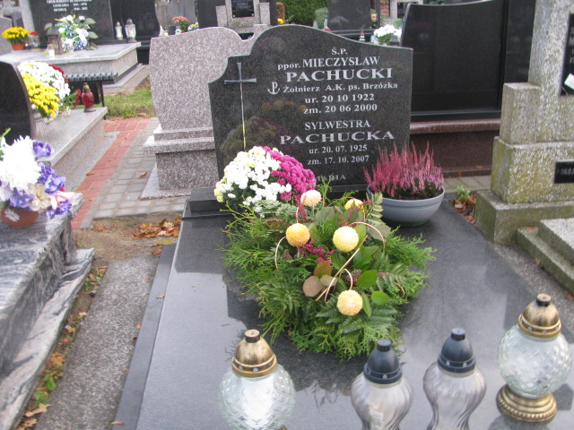 Grób Sylwestra Pachucka