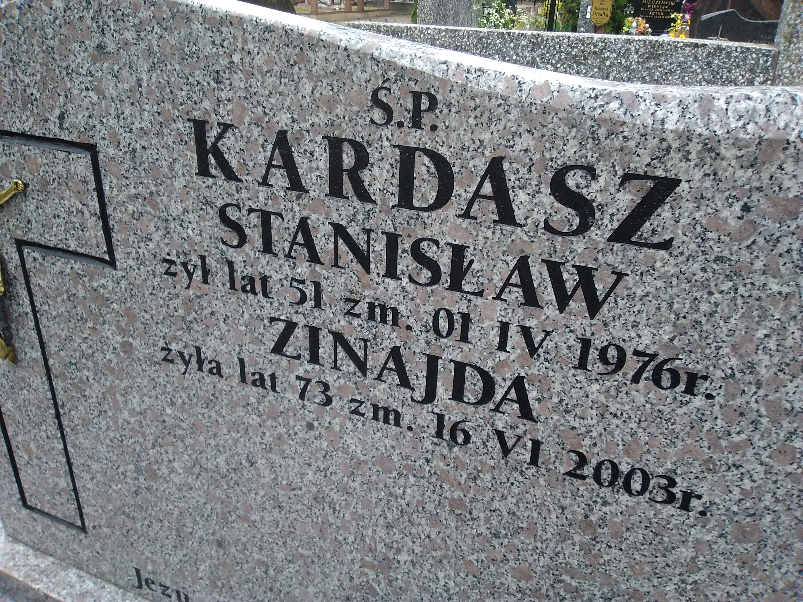 Stanisław Kardasz 1925 Ełk - Grobonet - Wyszukiwarka osób pochowanych