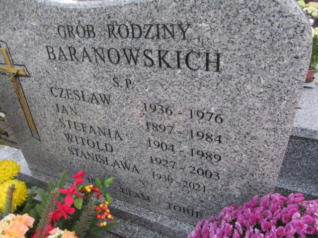 Stanisława Baranowska 1930 Ełk - Grobonet - Wyszukiwarka osób pochowanych