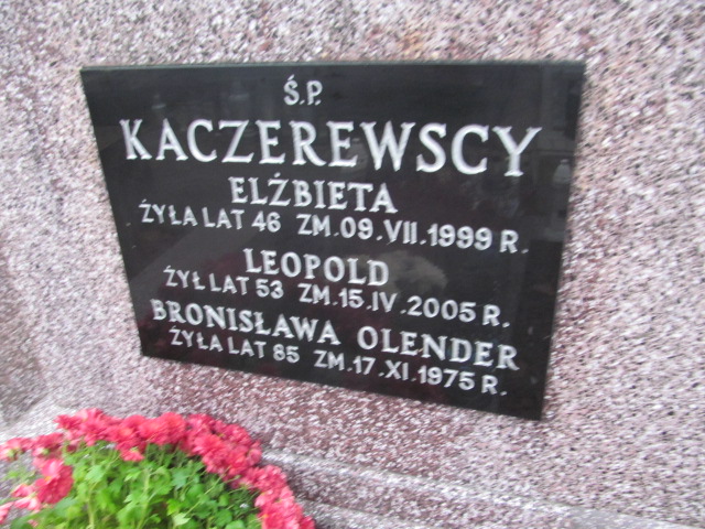 Bronisława Olender 1890 Ełk - Grobonet - Wyszukiwarka osób pochowanych