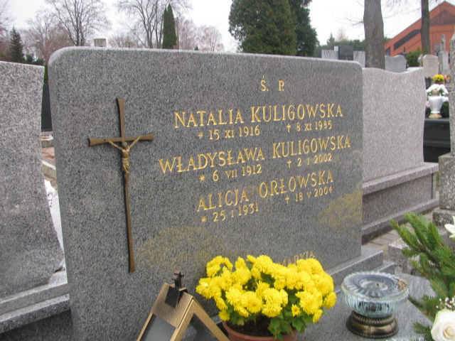 Natalia KULIGOWSKA 1916 Ełk - Grobonet - Wyszukiwarka osób pochowanych