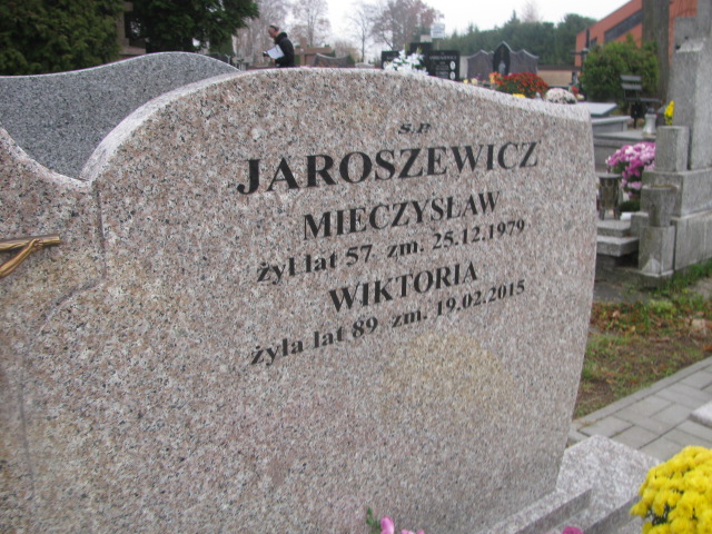 Wiktoria JAROSZEWICZ 1926 Ełk - Grobonet - Wyszukiwarka osób pochowanych