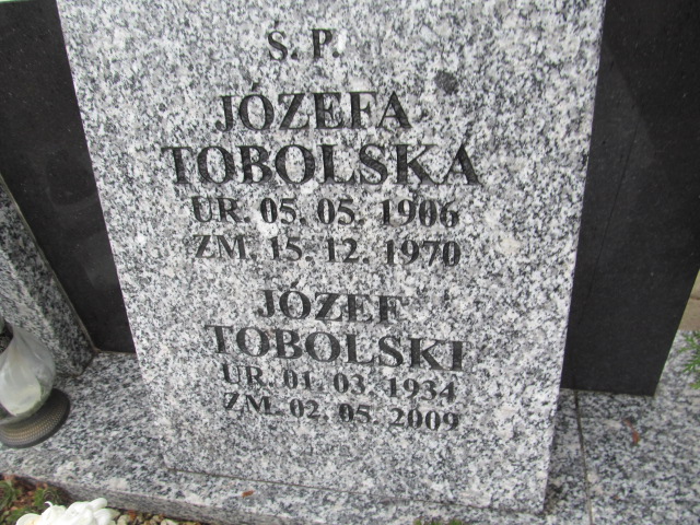 Józefa Tobolska 1906 Ełk - Grobonet - Wyszukiwarka osób pochowanych