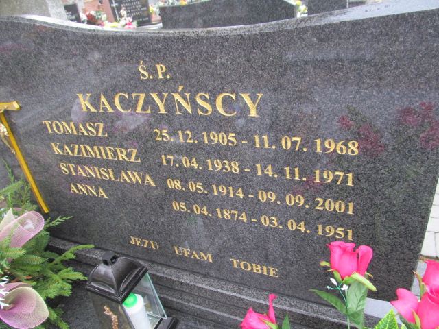 Anna Kaczyńska 1874 Ełk - Grobonet - Wyszukiwarka osób pochowanych