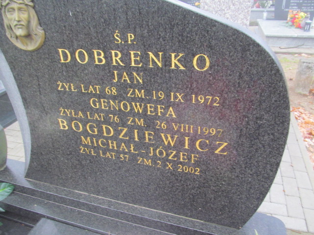 Jan DOBRENKO 1904 Ełk - Grobonet - Wyszukiwarka osób pochowanych