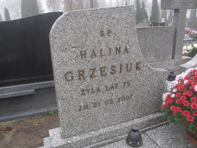 Halina Grzesiuk 1931 Ełk - Grobonet - Wyszukiwarka osób pochowanych