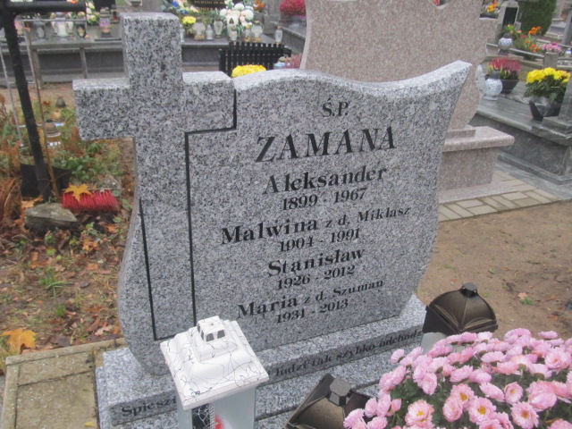 Aleksander Zamana 1899 Ełk - Grobonet - Wyszukiwarka osób pochowanych