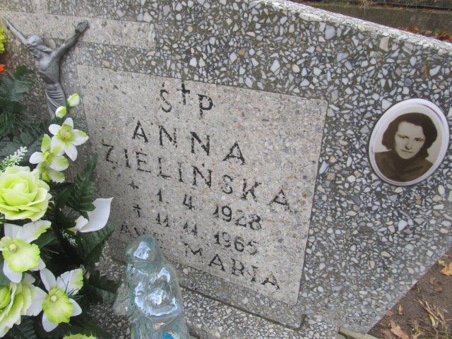 Anna Zielińska 1928 Ełk - Grobonet - Wyszukiwarka osób pochowanych