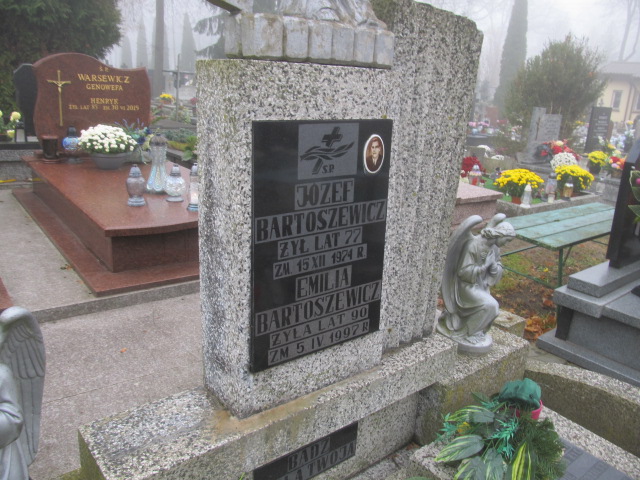 Józef Bartoszewicz 1897 Ełk - Grobonet - Wyszukiwarka osób pochowanych