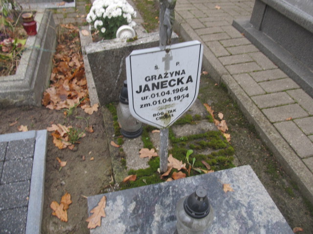 Grażyna JANECKA 1964 Ełk - Grobonet - Wyszukiwarka osób pochowanych