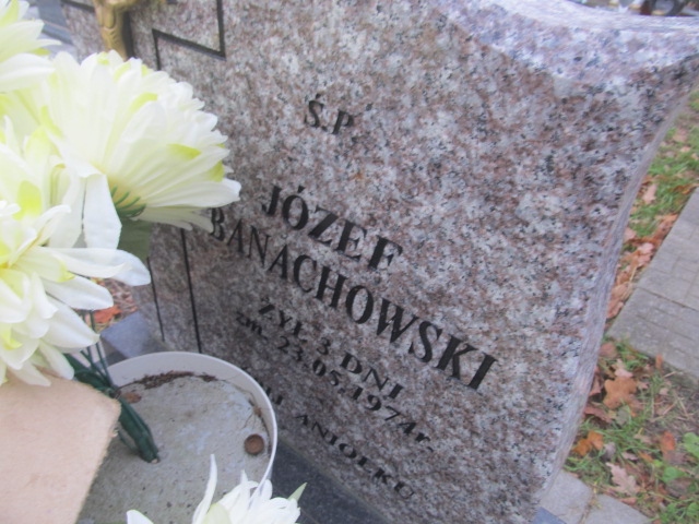 Józef Banachowski 1974 Ełk - Grobonet - Wyszukiwarka osób pochowanych