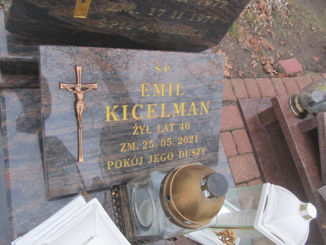 Emil Kicelman 1981 Ełk - Grobonet - Wyszukiwarka osób pochowanych