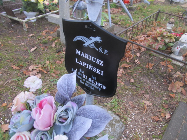 Krzysztof Łapiński 1979 Ełk - Grobonet - Wyszukiwarka osób pochowanych