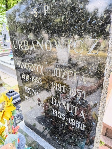 Józefa URBANOWICZ 1890 Ełk - Grobonet - Wyszukiwarka osób pochowanych