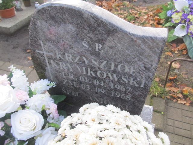 Krzysztof Krymkowski 1967 Ełk - Grobonet - Wyszukiwarka osób pochowanych