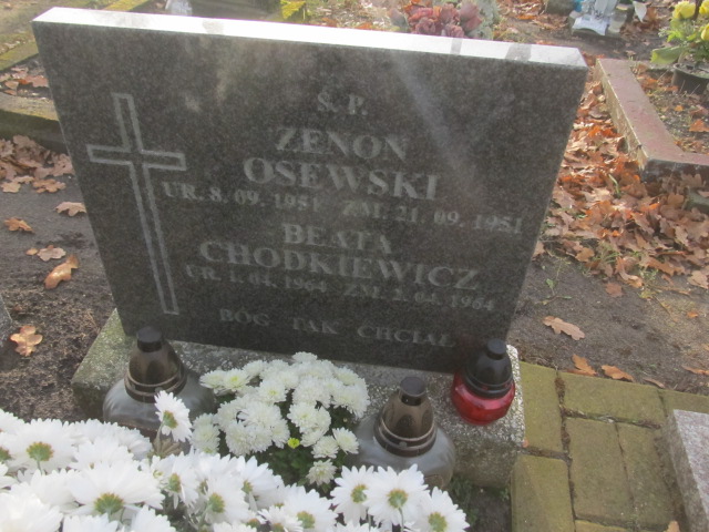 Beata Chodkiewicz 1964 Ełk - Grobonet - Wyszukiwarka osób pochowanych