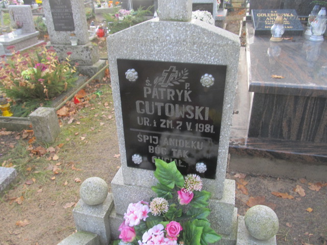 Patryk GUTOWSKI 1981 Ełk - Grobonet - Wyszukiwarka osób pochowanych