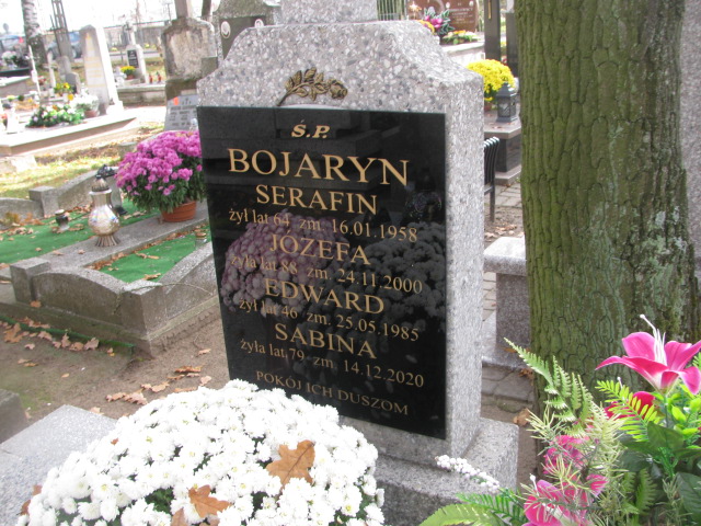Edward BOJARYN 1939 Ełk - Grobonet - Wyszukiwarka osób pochowanych