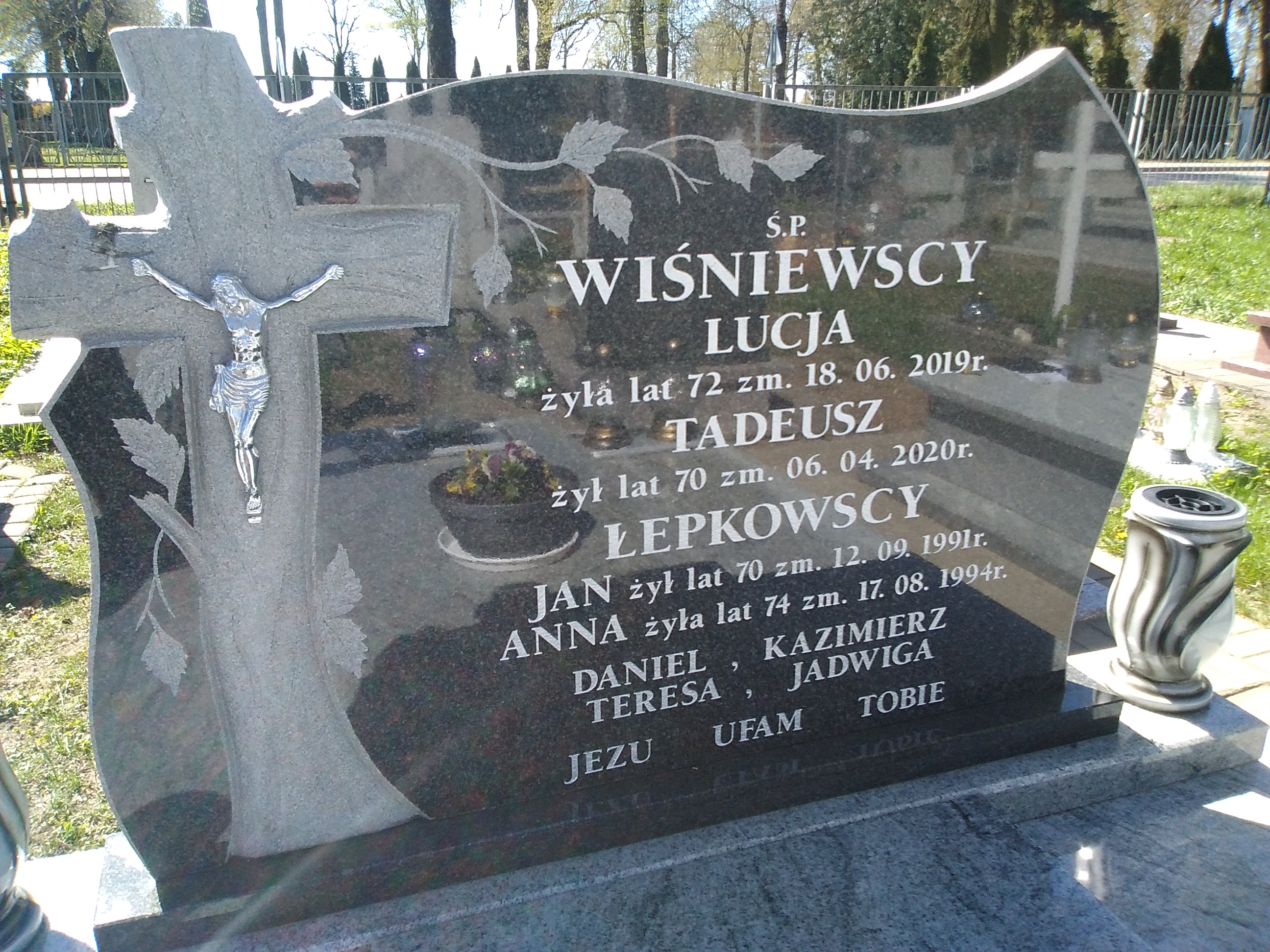 Tadeusz WIŚNIEWSKI 1950 Ełk - Grobonet - Wyszukiwarka osób pochowanych