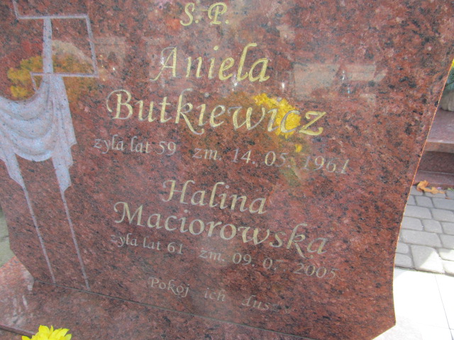 Halina Maciorowska 1944 Ełk - Grobonet - Wyszukiwarka osób pochowanych