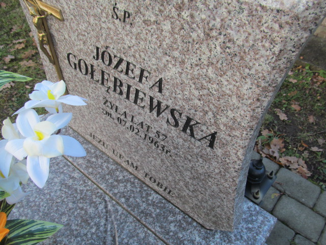 Józefa Gołębiewska 1906 Ełk - Grobonet - Wyszukiwarka osób pochowanych