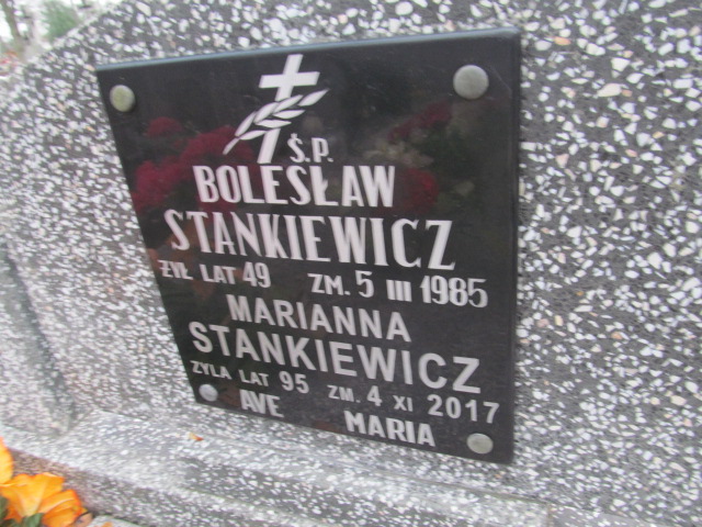 Marianna STANKIEWICZ 1922 Ełk - Grobonet - Wyszukiwarka osób pochowanych