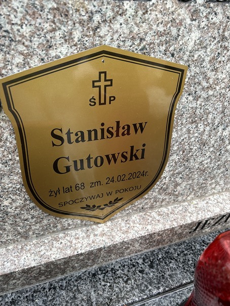 Stanisław Gutowski 1953 Ełk - Grobonet - Wyszukiwarka osób pochowanych