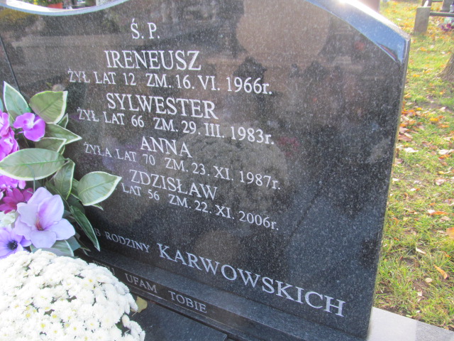 Sylwester KARWOWSKI 1917 Ełk - Grobonet - Wyszukiwarka osób pochowanych