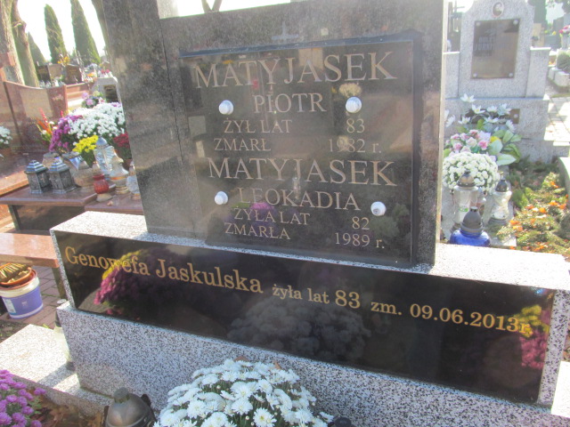 Leokadia MATYJASEK 1906 Ełk - Grobonet - Wyszukiwarka osób pochowanych