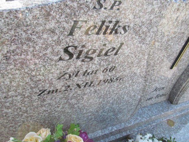 Feliks SIGIEL 1928 Ełk - Grobonet - Wyszukiwarka osób pochowanych