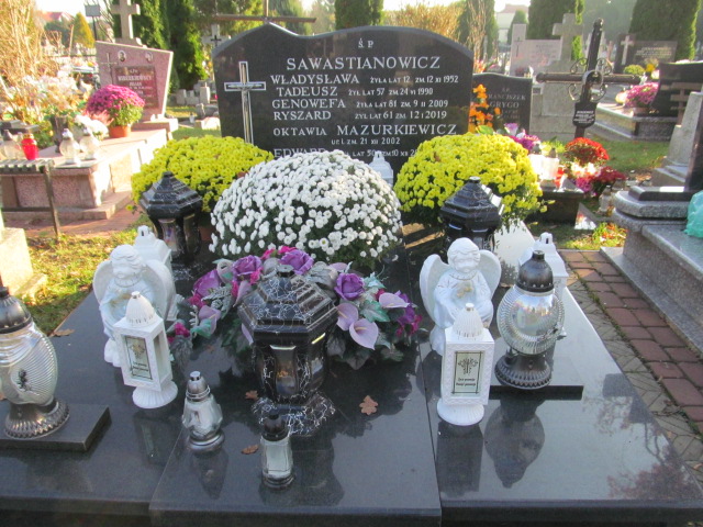 Grób RYSZARD SAWASTIANOWICZ