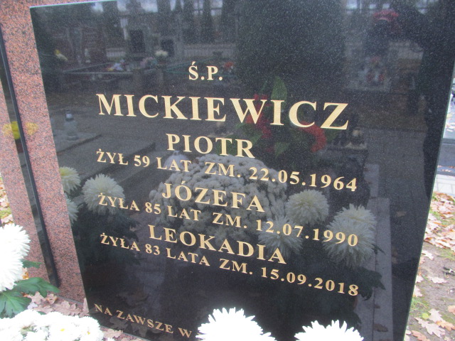 Jan Mickiewicz 1930 Ełk - Grobonet - Wyszukiwarka osób pochowanych