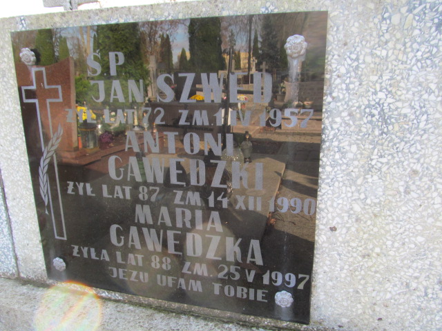 Jan SZWED Ełk - Grobonet - Wyszukiwarka osób pochowanych