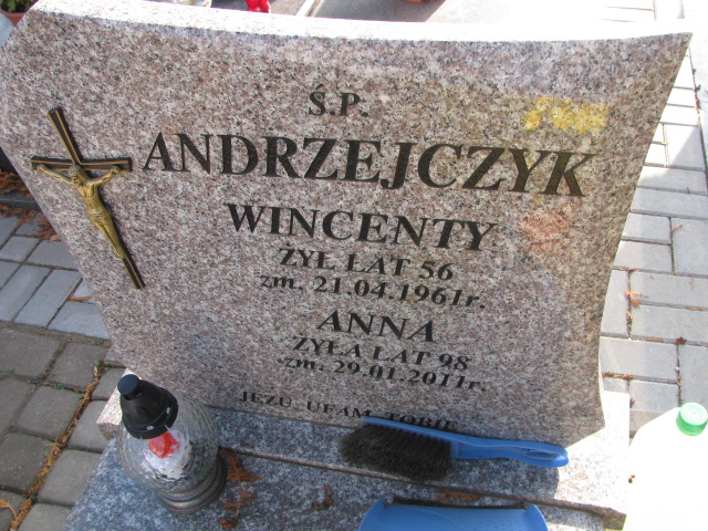 Anna ANDRZEJCZYK 1913 Ełk - Grobonet - Wyszukiwarka osób pochowanych