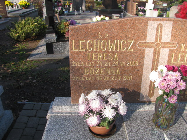 Bożenna LECHOWICZ 1955 Ełk - Grobonet - Wyszukiwarka osób pochowanych