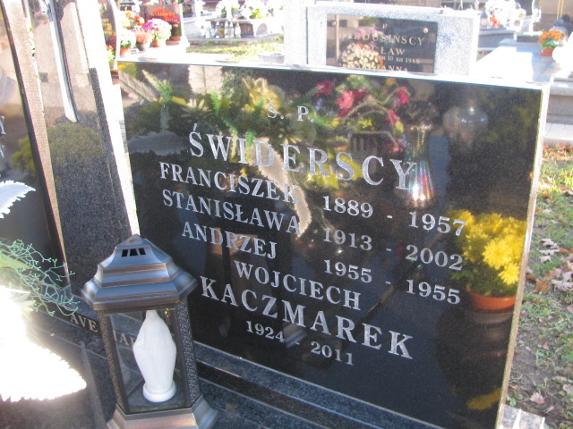 Franciszek ŚWIDERSKI 1888 Ełk - Grobonet - Wyszukiwarka osób pochowanych