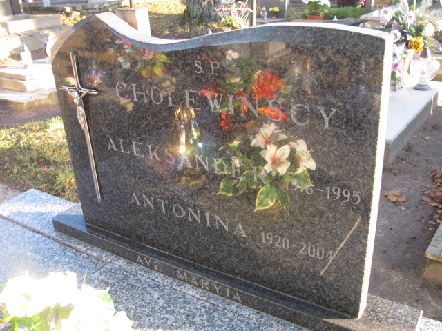 Aleksander CHOLEWIŃSKI 1916 Ełk - Grobonet - Wyszukiwarka osób pochowanych