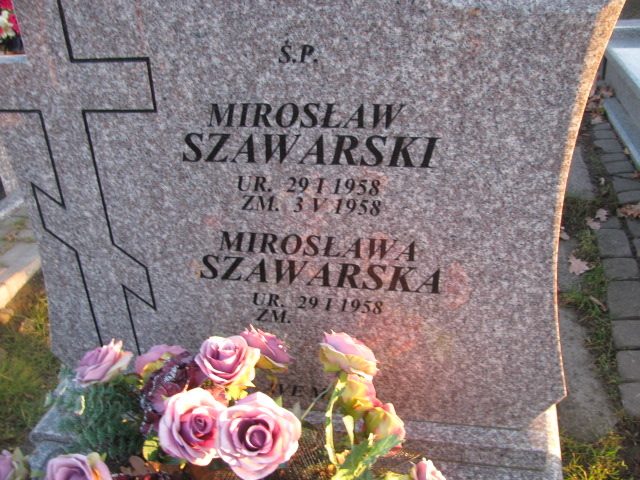 Mirosław Szawarski 1958 Ełk - Grobonet - Wyszukiwarka osób pochowanych