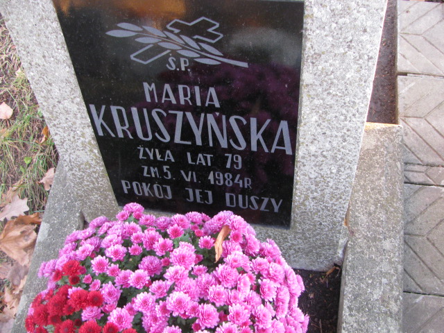 Maria KRUSZYŃSKA 1905 Ełk - Grobonet - Wyszukiwarka osób pochowanych