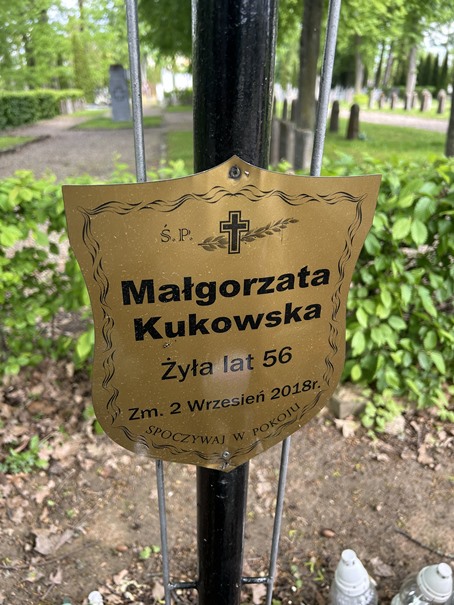 Małgorzata KUKOWSKA 1962 Ełk - Grobonet - Wyszukiwarka osób pochowanych