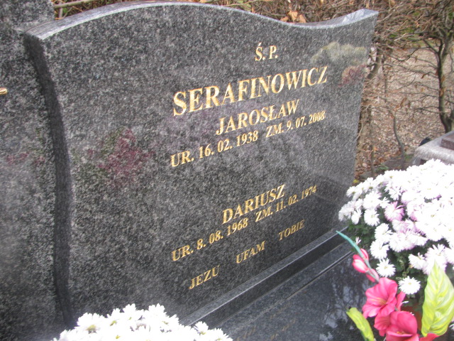 Jarosław SERAFINOWICZ 1938 Ełk - Grobonet - Wyszukiwarka osób pochowanych