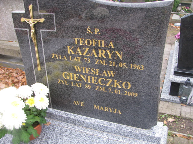Teofila Kazaryn 1890 Ełk - Grobonet - Wyszukiwarka osób pochowanych