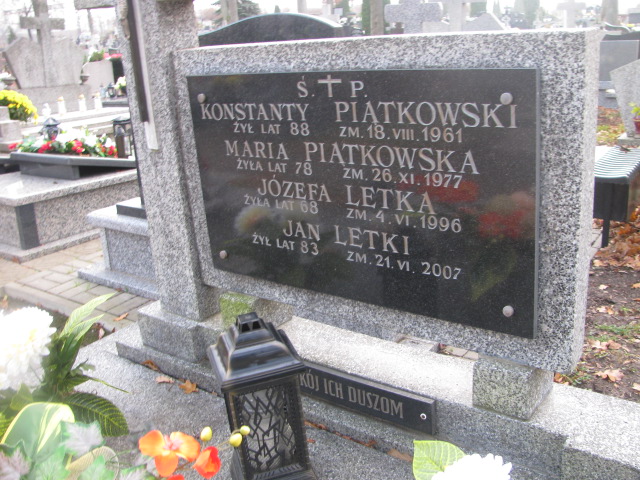 Jan Letki 1924 Ełk - Grobonet - Wyszukiwarka osób pochowanych