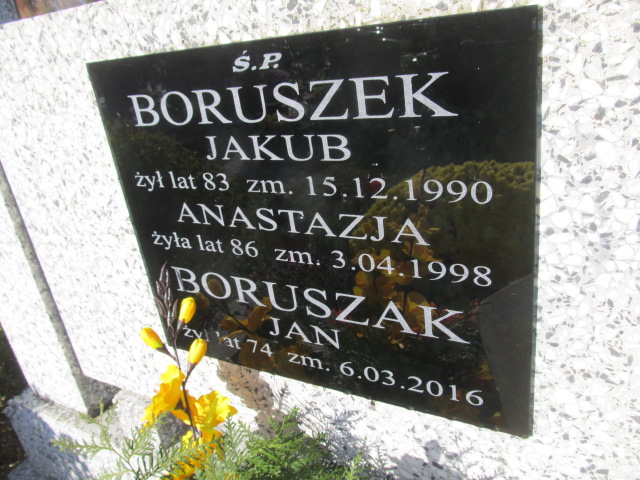 Jakub BORUSZEK 1907 Ełk - Grobonet - Wyszukiwarka osób pochowanych